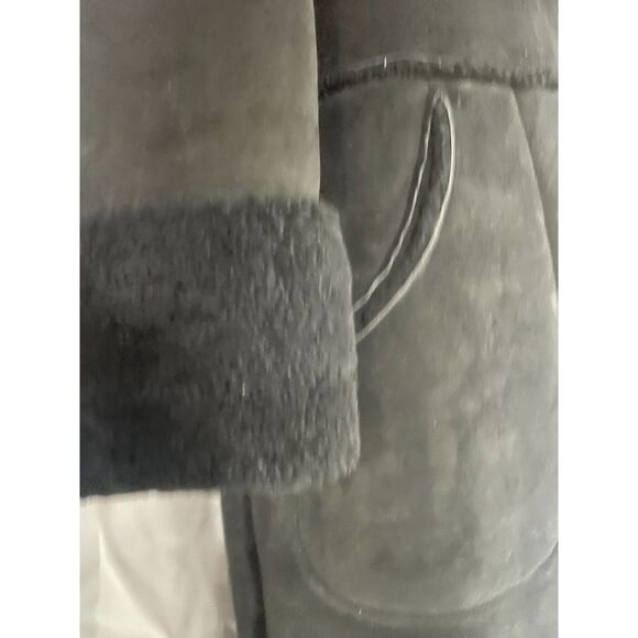 FAB real shearling coat!  BART  by Sibylle Lyn  Black - Picture 10 of 13